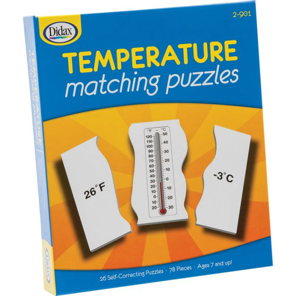 Temperature Matching Puzzles Ages 7+ (Grades: 2+)