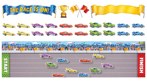 The Race Is On! Bulletin Board Set