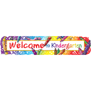 Welcome To Kindergarten Banner