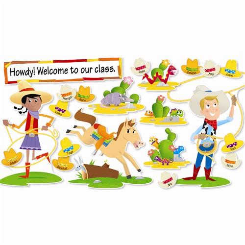 Western Round-Up! Bulletin Board Set