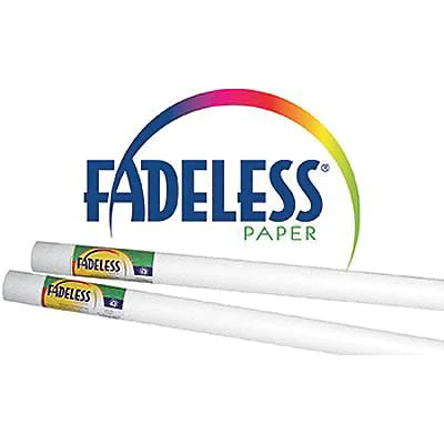 White Fadeless Paper 48" x 12' (1 Roll)