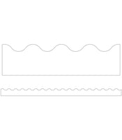 White Scalloped Border (39'/Package)