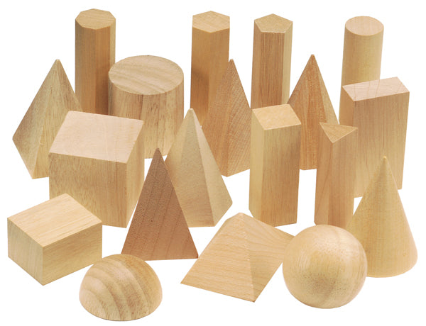 Wooden Geometric Solids