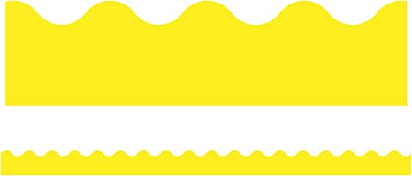 Yellow Scalloped Border (39'/Package)