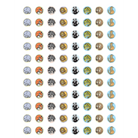 Zoo Animals Mini Stickers (528/Package)